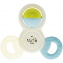 Inel dentitie cu jucarie 3 way, 3+, Minut Baby