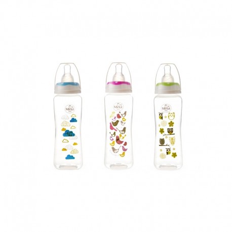Biberon 250 ml si tetina silicon 6+