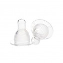 Set 2 tetine silicon super fin Minut Baby 0+