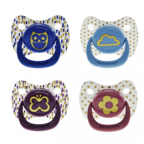 Suzeta latex rotunda Minut Baby, 0-6 +