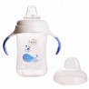 Cana cu manere si cioc de silicon Minut Baby, 300 ml, 6+