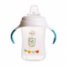 Cana cu manere si cioc de silicon Minut Baby, 300 ml, 6+