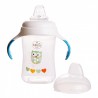Cana cu manere si cioc de silicon Minut Baby, 300 ml, 6+