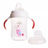 Cana cu manere si cioc de silicon Minut Baby, 300 ml, 6+