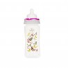 Biberon gat larg 270 ml cu tetina silicon 3+ Minut Baby
