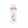 Biberon gat larg 270 ml cu tetina silicon 3+ Minut Baby