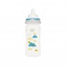 Biberon gat larg 270 ml cu tetina silicon 3+ Minut Baby