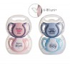 Set 2 suzete ortodontice din silicon in cutie sterilizare Minut Baby, 0+