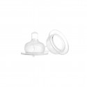 Set 2 tetine silicon super fin gat larg Minut Baby 6+