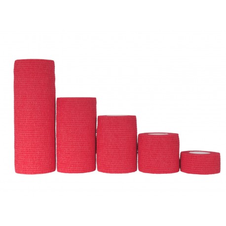 Bandaj elastic autoadeziv Minut, rosu