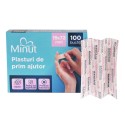 Plasturi pentru rani prim ajutor, 100 buc, 19x72 mm, Minut