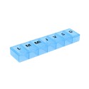 Organizator Medicamente Săptămânal 7 Compartimente Minut
